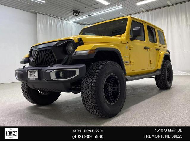 used 2018 Jeep Wrangler Unlimited car, priced at $31,400