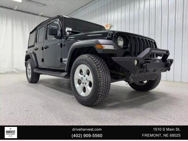 used 2020 Jeep Wrangler Unlimited car, priced at $19,900