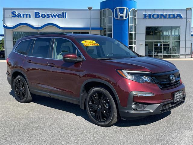 used 2022 Honda Pilot car, priced at $33,500