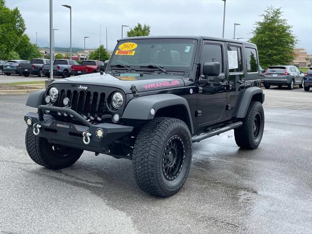 used 2015 Jeep Wrangler Unlimited car, priced at $20,000