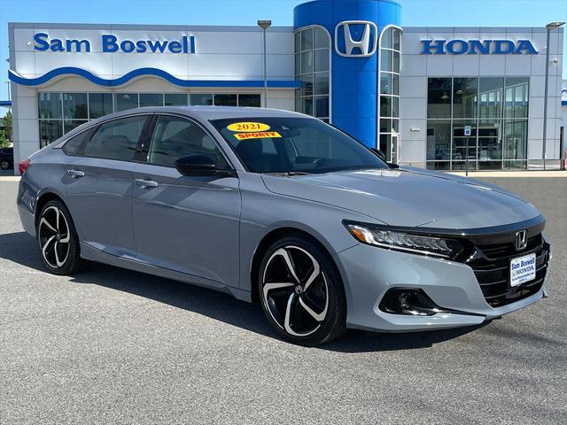 used 2021 Honda Accord car, priced at $25,750