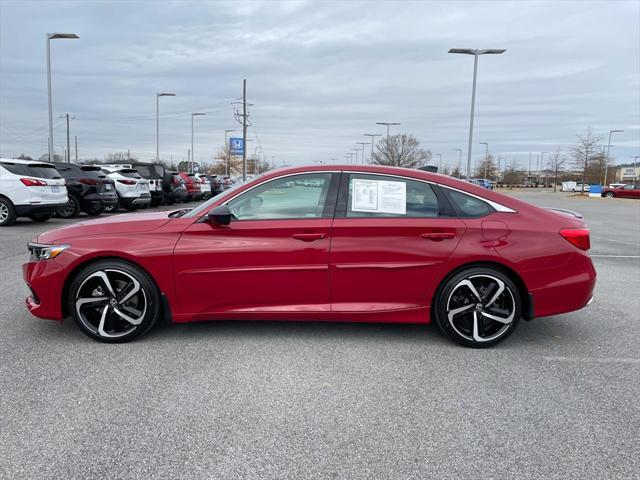 used 2021 Honda Accord car, priced at $25,500