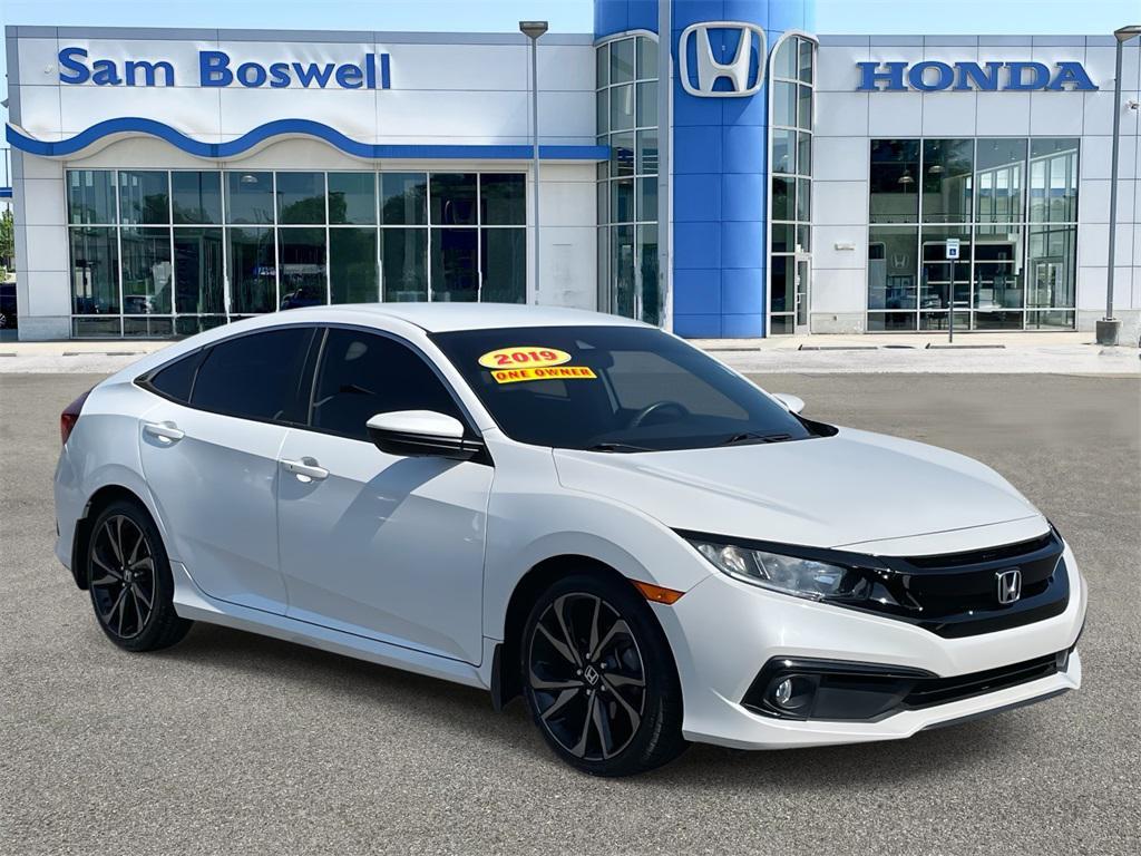 used 2019 Honda Civic car, priced at $21,500