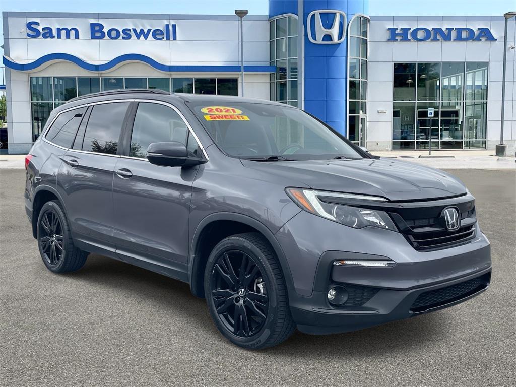 used 2021 Honda Pilot car, priced at $19,100