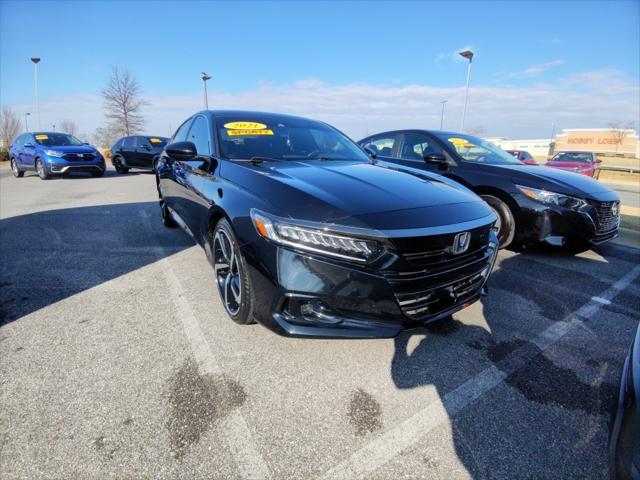 used 2021 Honda Accord car, priced at $22,500