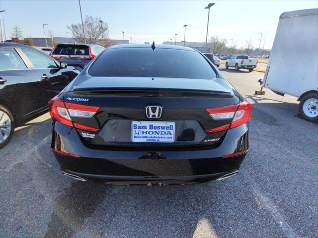 used 2021 Honda Accord car, priced at $22,500