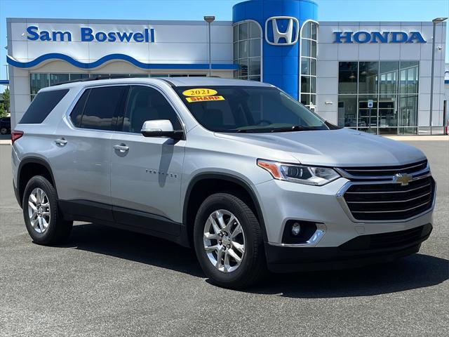 used 2021 Chevrolet Traverse car, priced at $22,929