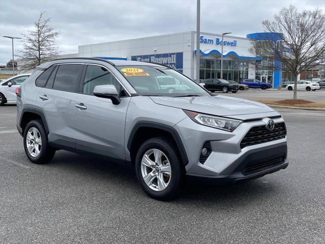 used 2021 Toyota RAV4 car, priced at $25,700