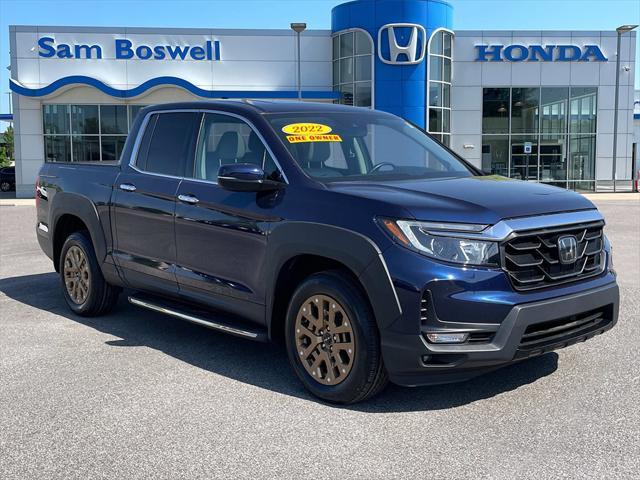 used 2022 Honda Ridgeline car, priced at $34,700
