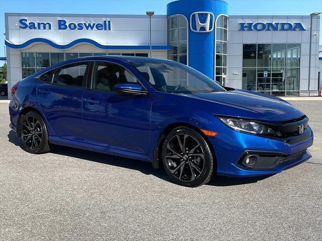 used 2021 Honda Civic car, priced at $19,585