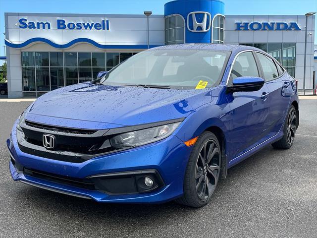 used 2021 Honda Civic car, priced at $19,585