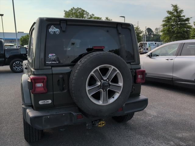 used 2021 Jeep Wrangler Unlimited car, priced at $25,245