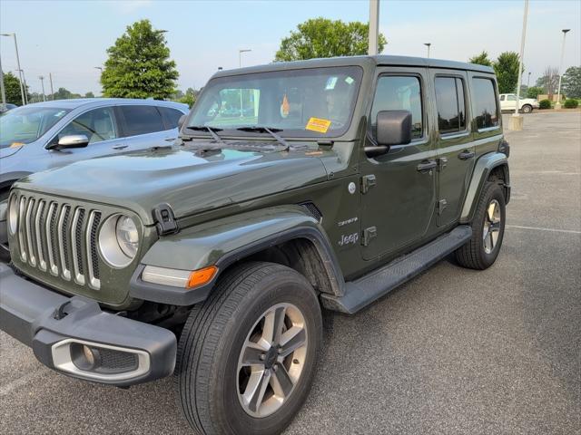 used 2021 Jeep Wrangler Unlimited car, priced at $25,245