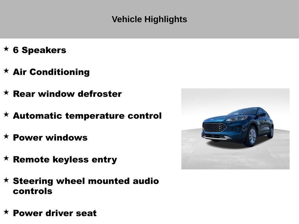 used 2020 Ford Escape car, priced at $13,741