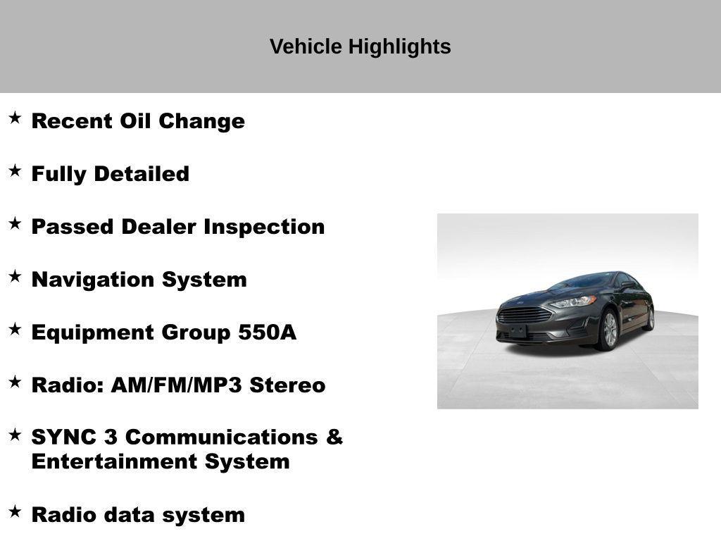 used 2019 Ford Fusion Hybrid car, priced at $13,991