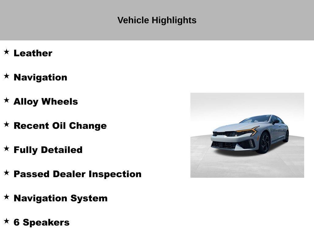used 2025 Kia K5 car, priced at $27,984
