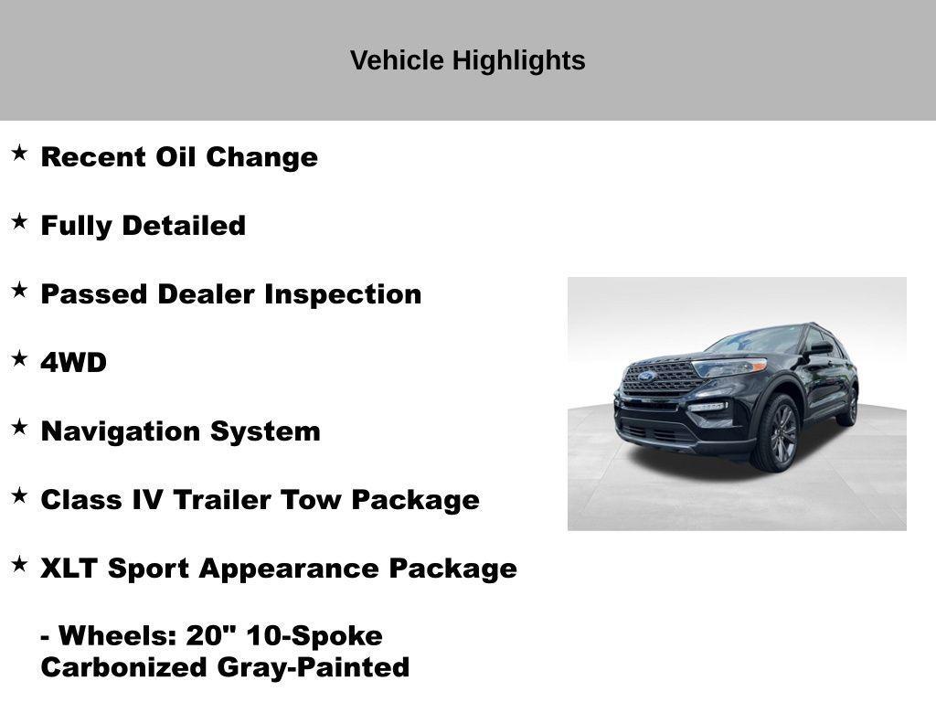 used 2023 Ford Explorer car, priced at $34,752