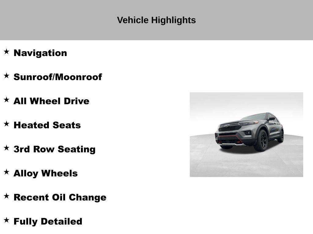 used 2022 Ford Explorer car, priced at $34,793