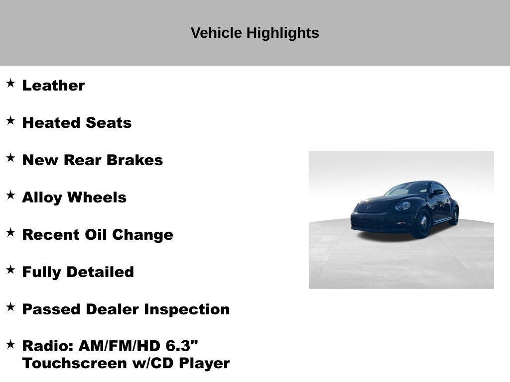 used 2016 Volkswagen Beetle car, priced at $13,625