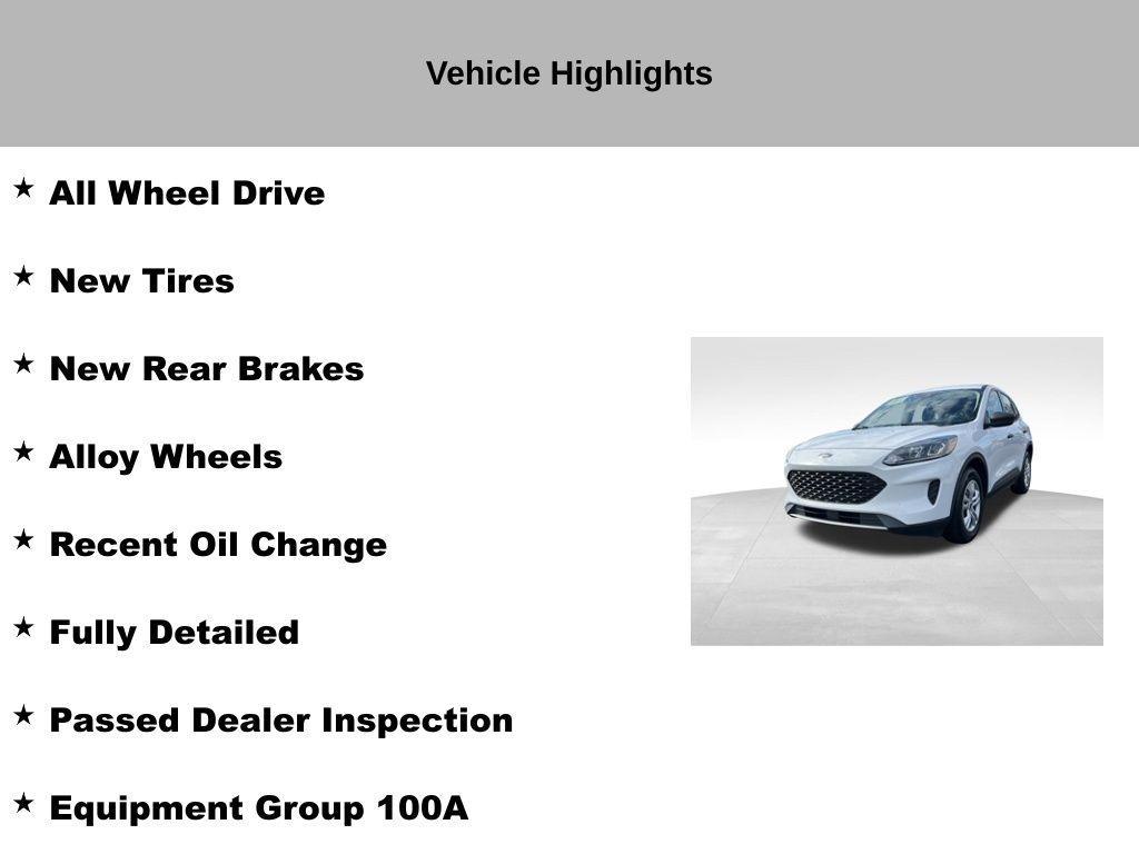 used 2020 Ford Escape car, priced at $12,308