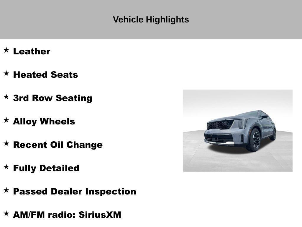 used 2024 Kia Sorento car, priced at $31,667