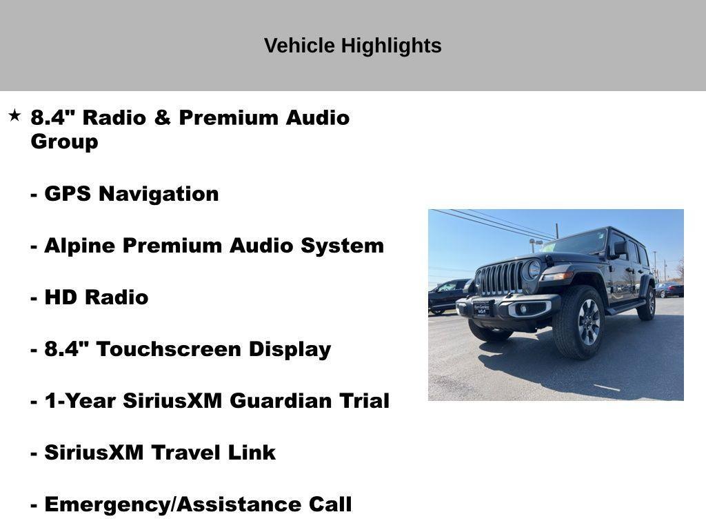 used 2021 Jeep Wrangler Unlimited car, priced at $30,984