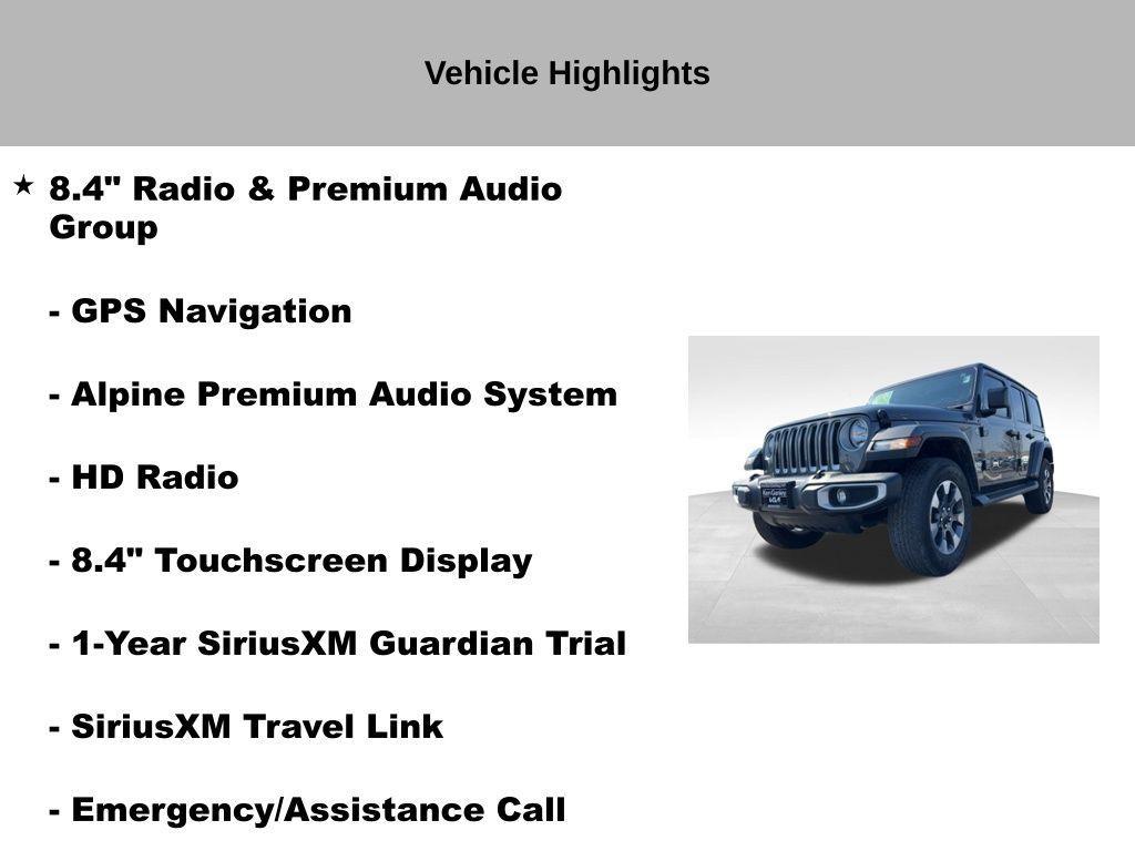 used 2021 Jeep Wrangler Unlimited car, priced at $30,384