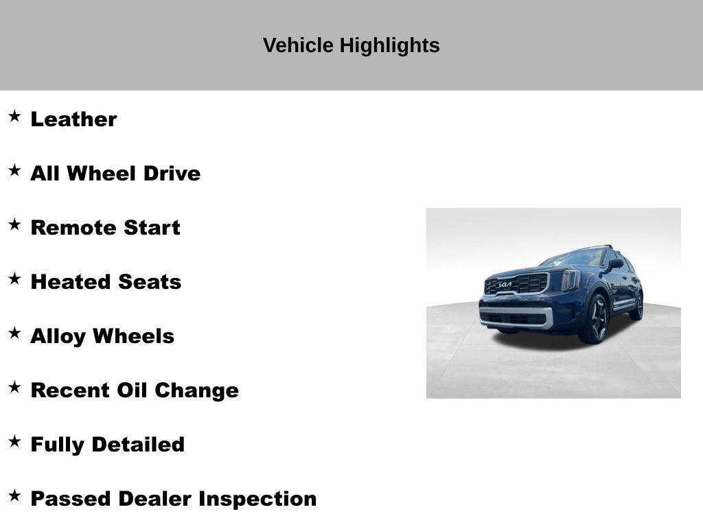 used 2024 Kia Telluride car, priced at $35,355