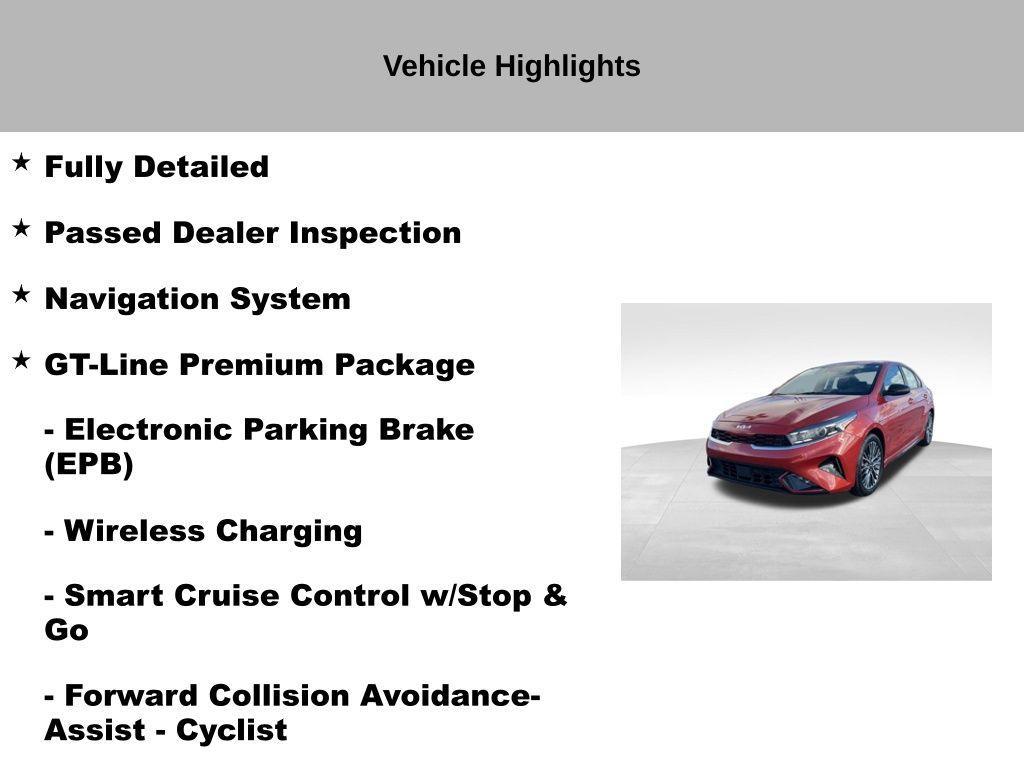 used 2023 Kia Forte car, priced at $18,986