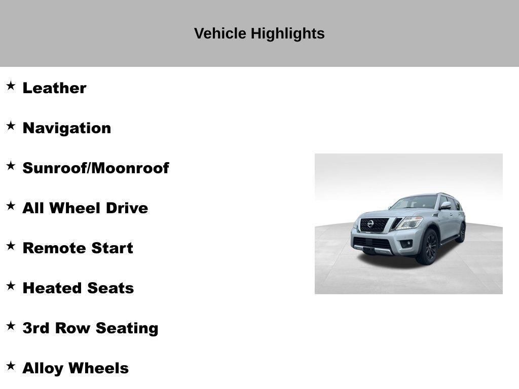 used 2017 Nissan Armada car, priced at $14,553