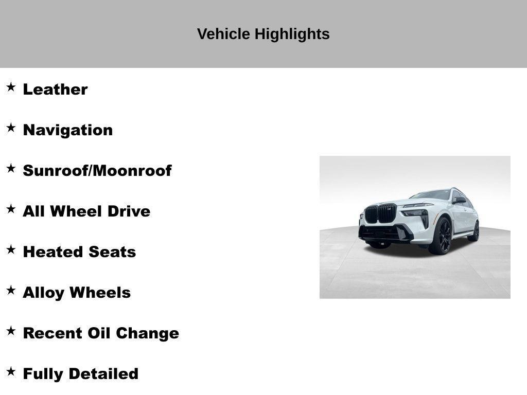 used 2024 BMW X7 car, priced at $79,741