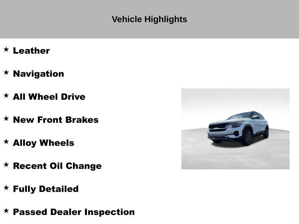 used 2022 Kia Seltos car, priced at $16,981