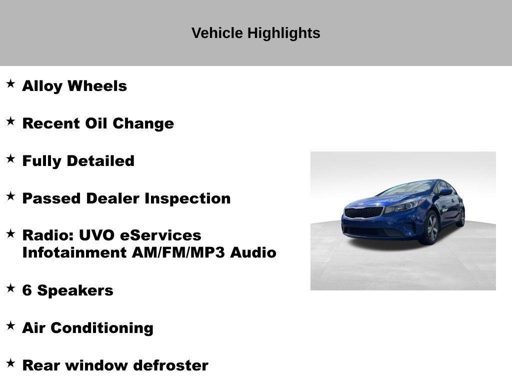 used 2018 Kia Forte car, priced at $10,735