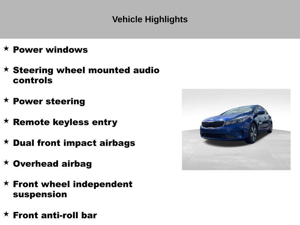 used 2018 Kia Forte car, priced at $10,735