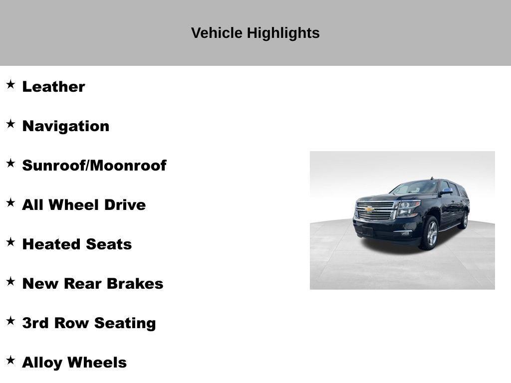 used 2017 Chevrolet Suburban car, priced at $23,792