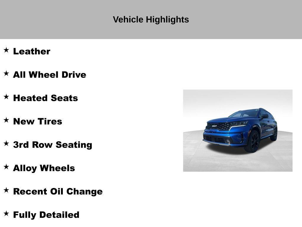 used 2022 Kia Sorento car, priced at $31,984