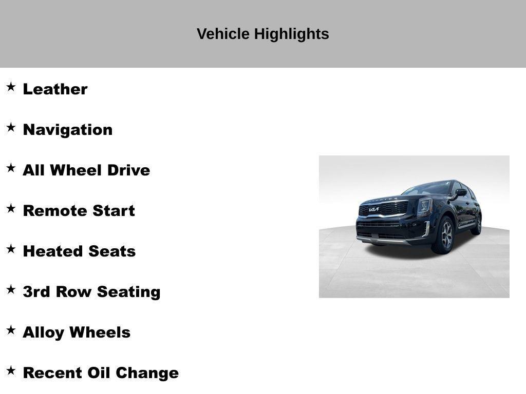 used 2022 Kia Telluride car, priced at $23,511