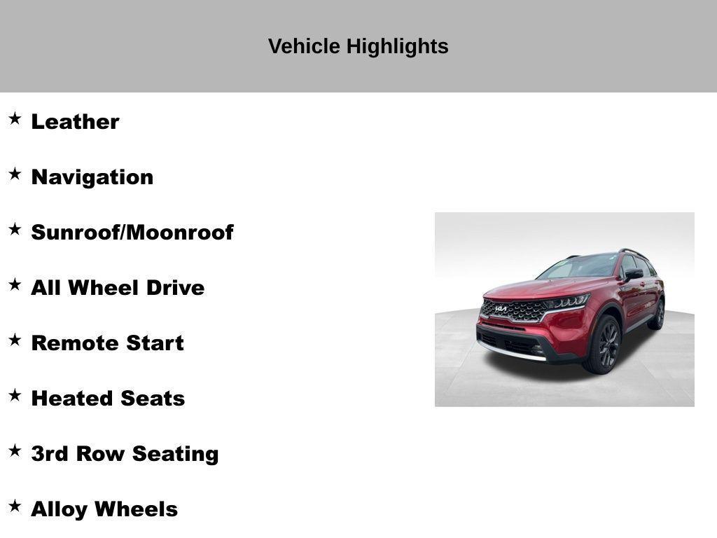 used 2023 Kia Sorento car, priced at $32,740
