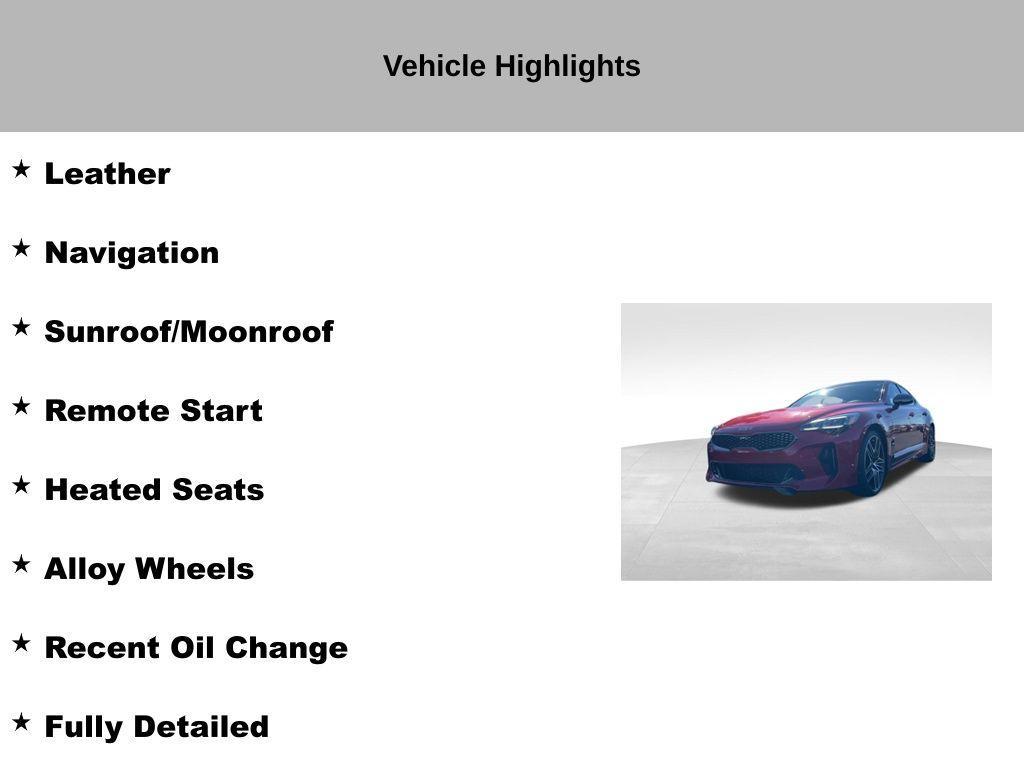 used 2022 Kia Stinger car, priced at $31,963