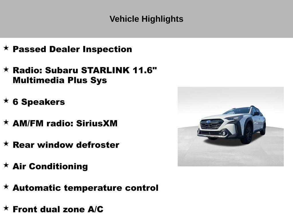 used 2023 Subaru Outback car, priced at $28,517