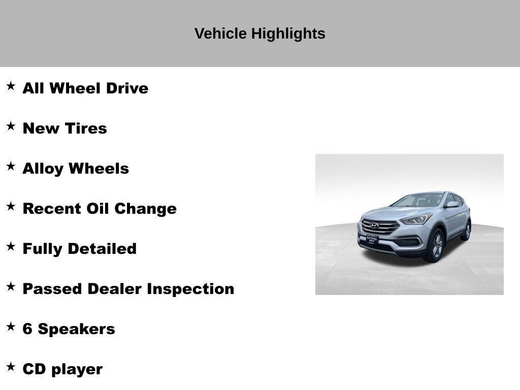 used 2018 Hyundai Santa Fe Sport car, priced at $11,349