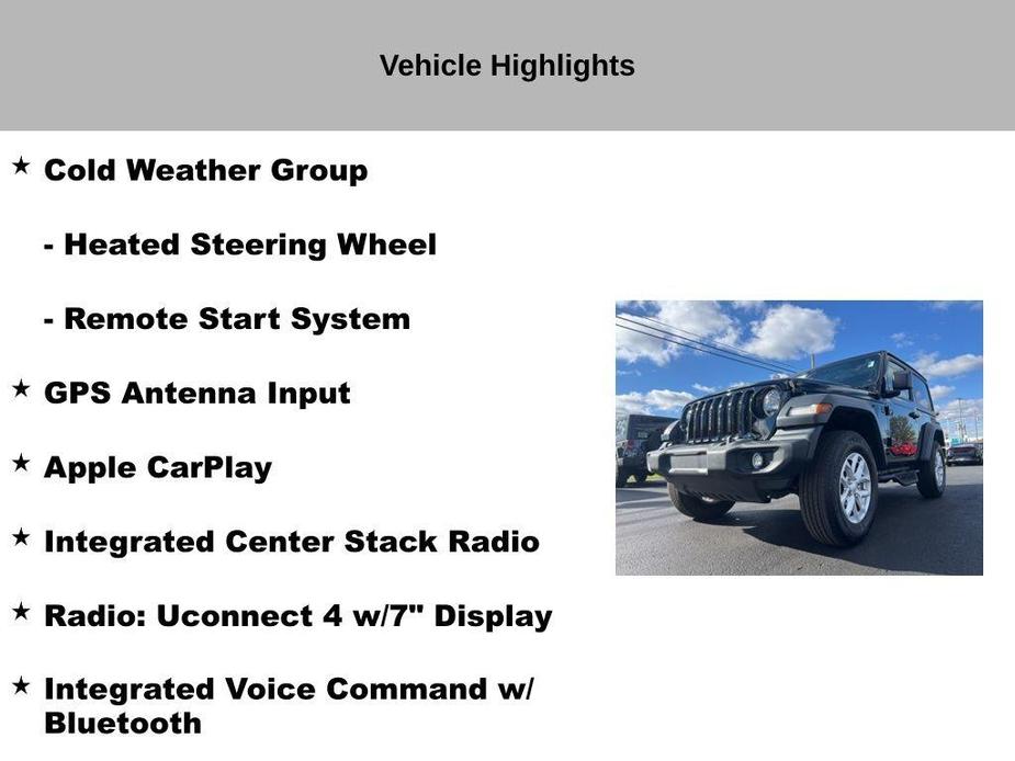 used 2023 Jeep Wrangler car, priced at $31,691