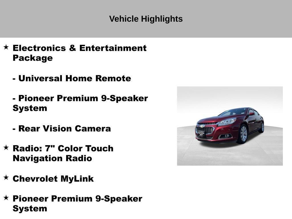 used 2016 Chevrolet Malibu Limited car, priced at $11,465