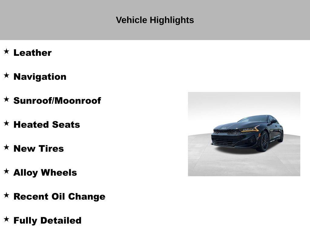 used 2023 Kia K5 car, priced at $29,405