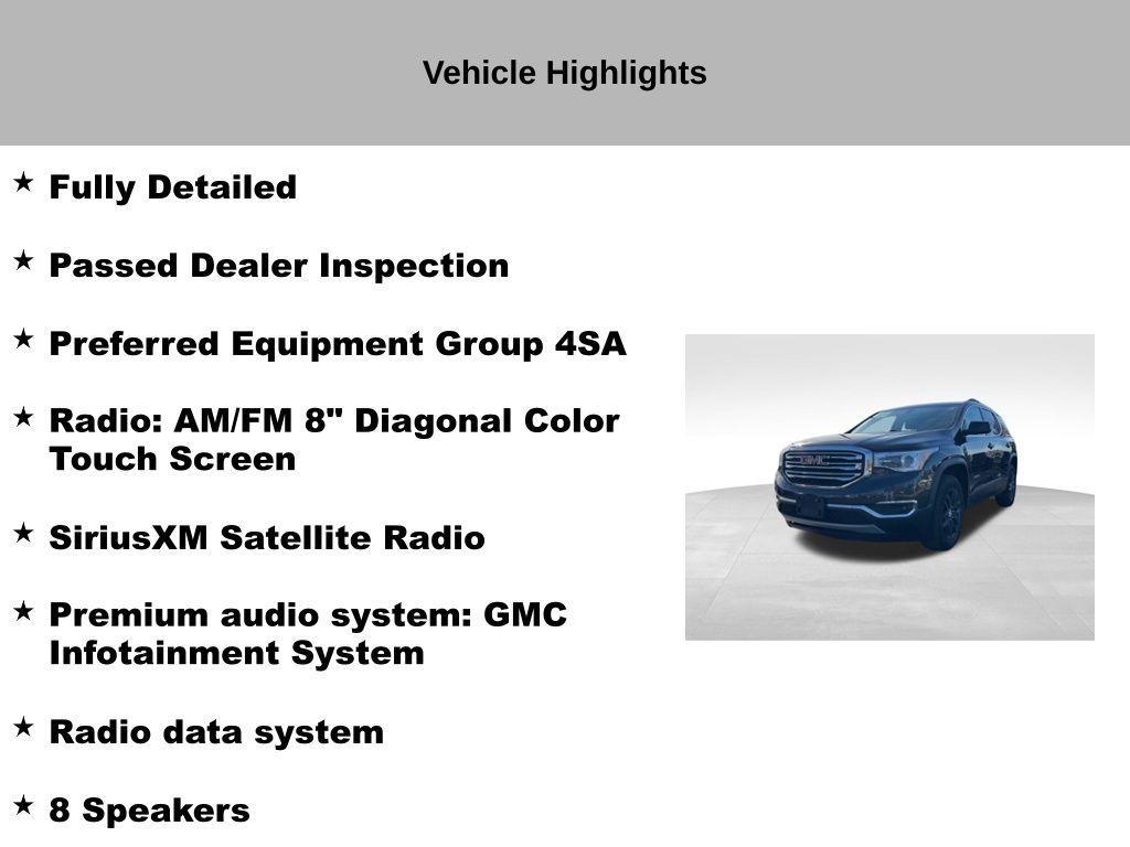 used 2018 GMC Acadia car, priced at $13,998