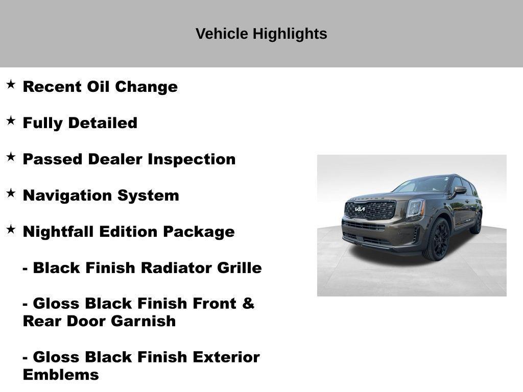 used 2022 Kia Telluride car, priced at $31,957