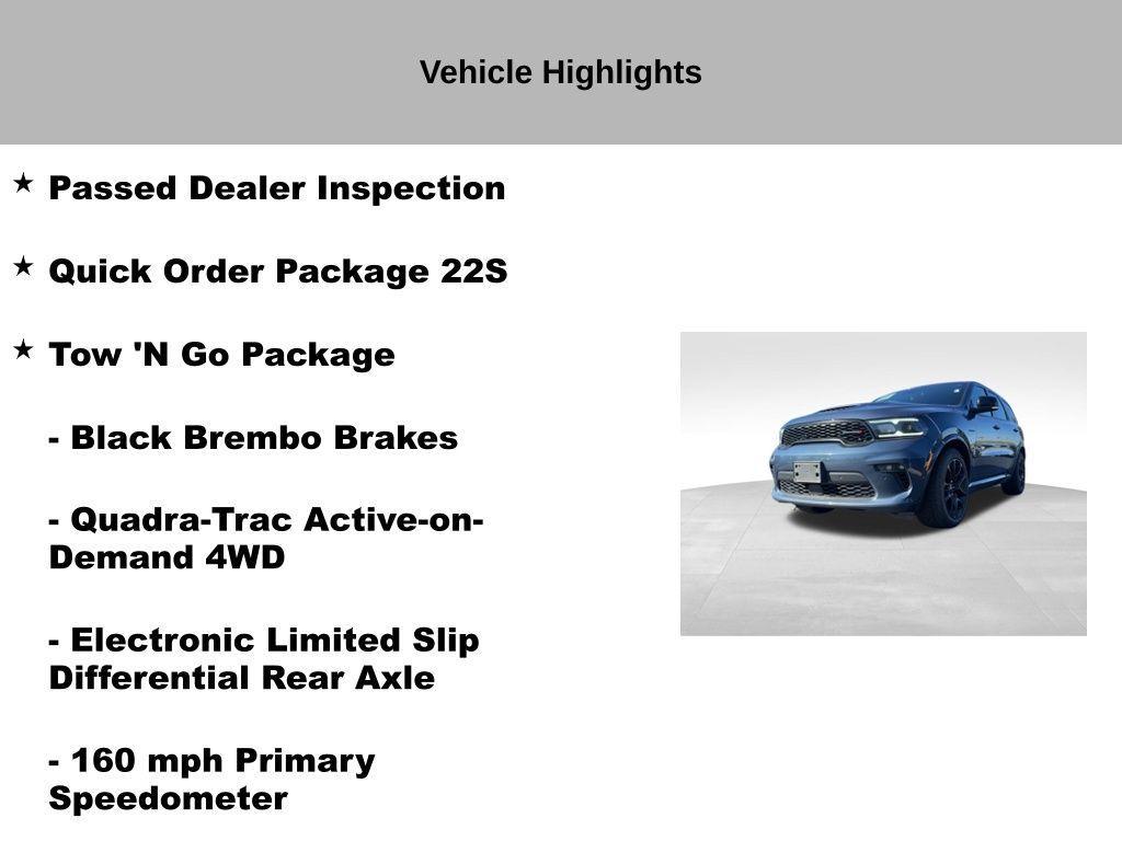 used 2021 Dodge Durango car, priced at $31,541