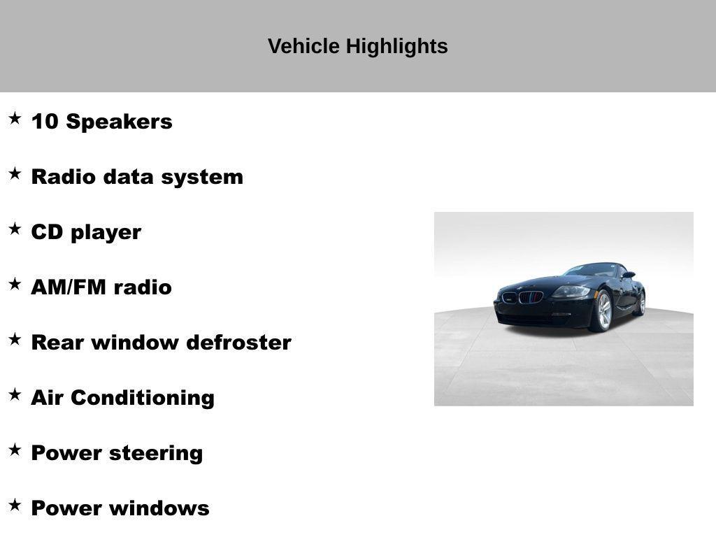 used 2006 BMW Z4 car, priced at $12,871