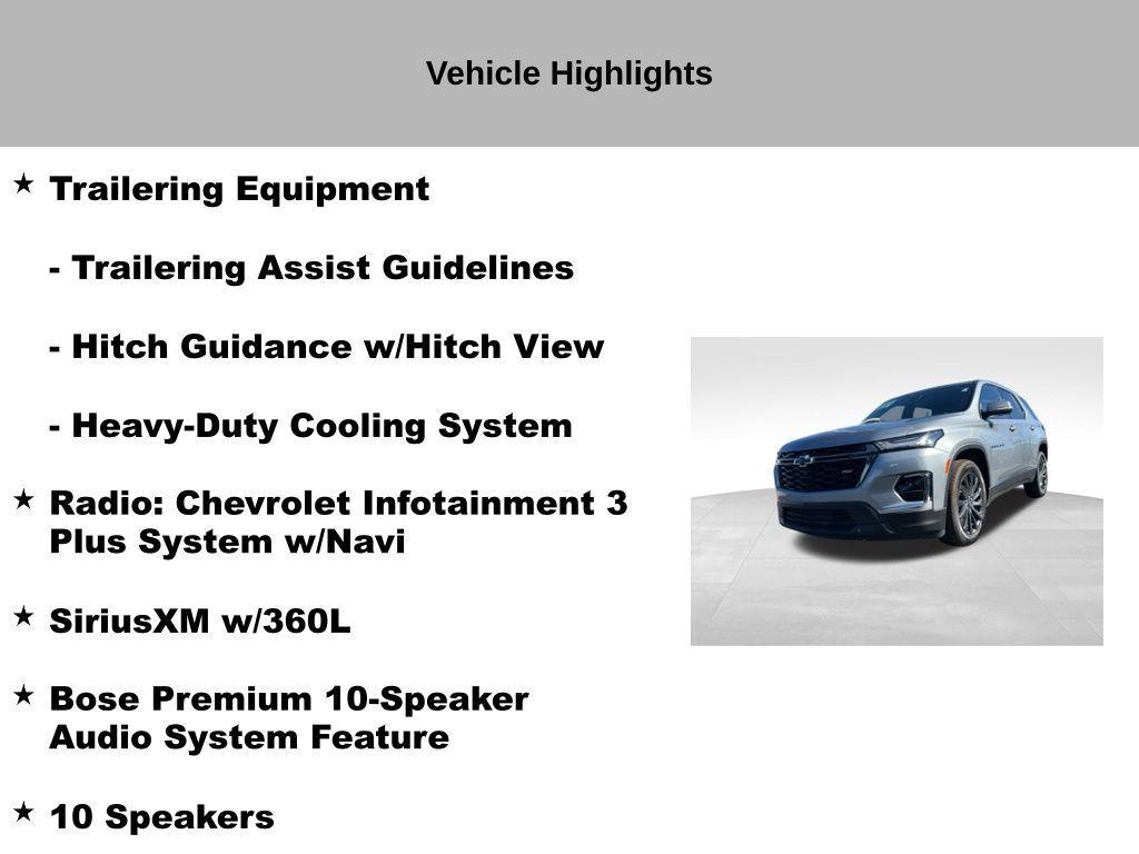 used 2023 Chevrolet Traverse car, priced at $35,872