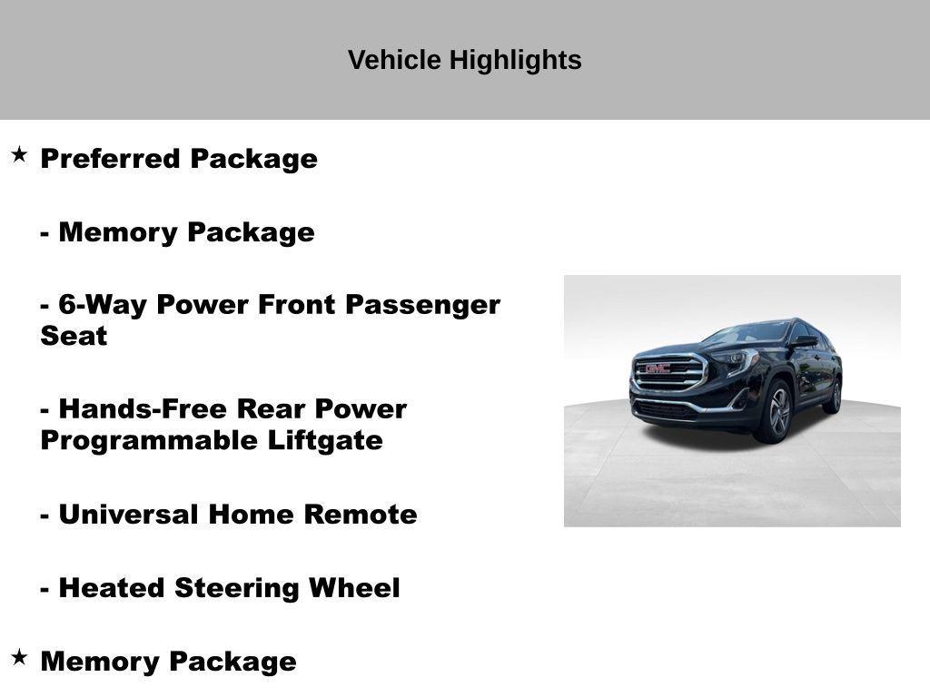 used 2018 GMC Terrain car, priced at $14,758